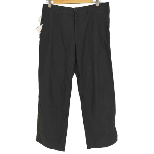 コムデギャルソンオム COMME des GARCONS HOMME 09SS 裏地ストライプ コットン ストレート パンツ AD2008 メンズ JPN:L